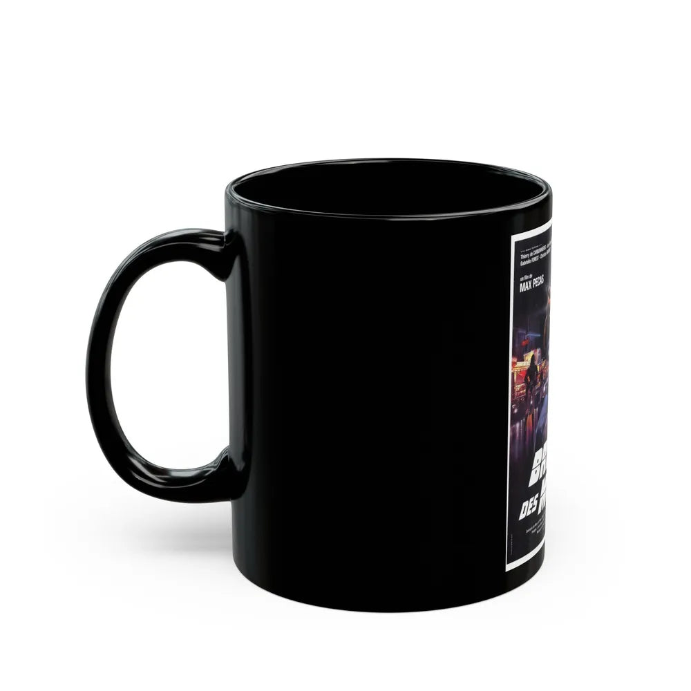 BRIGADE OF DEATH 1985 Movie Poster - Black Coffee Mug-Go Mug Yourself