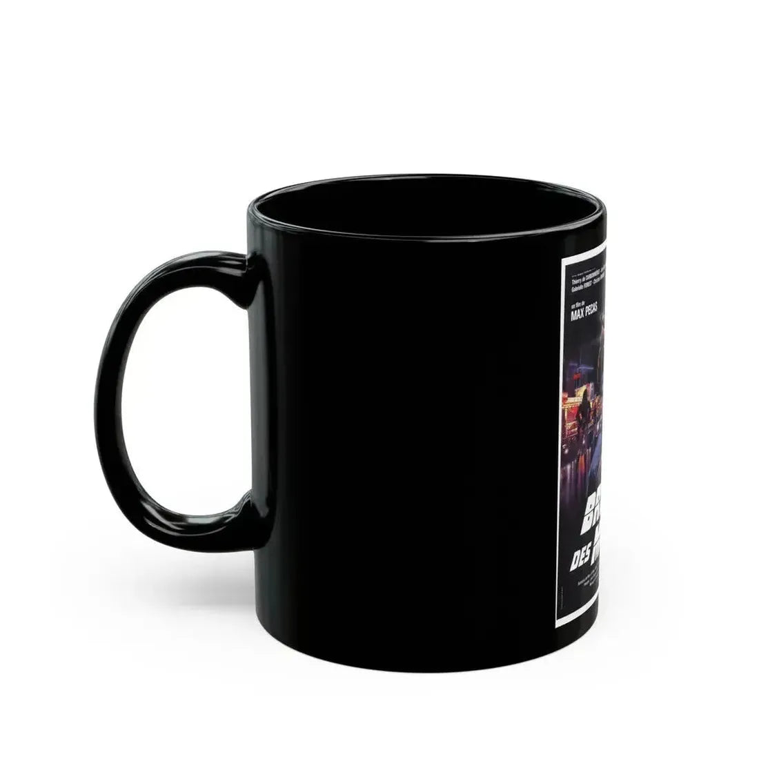 BRIGADE OF DEATH 1985 Movie Poster - Black Coffee Mug - Go Mug Yourself