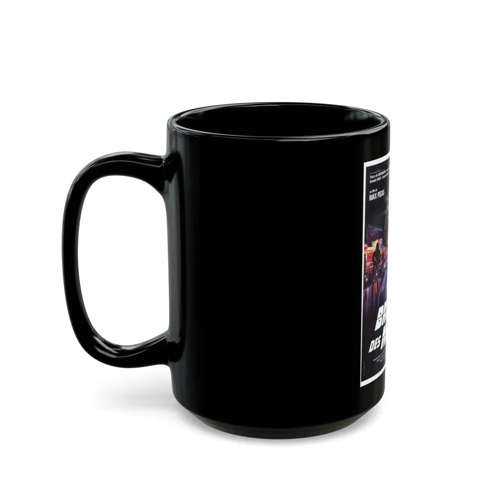 BRIGADE OF DEATH 1985 Movie Poster - Black Coffee Mug-Go Mug Yourself