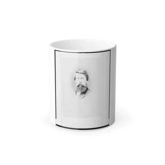 Brigadier General Jefferson Columbus Davis, Union Officer, Bust Portrait, Facing Front (U.S. Civil War) Color Changing Coffee Mug 11oz Default Title 11oz - Go Mug Yourself