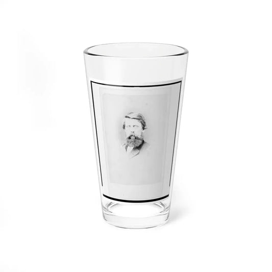 Brigadier General Jefferson Columbus Davis, Union Officer, Bust Portrait, Facing Front (U.S. Civil War) Pint Glass 16oz 16oz - Go Mug Yourself