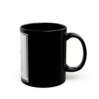 Brigadier General William G. Mank, Union Officer In The 32nd Indiana Regiment, Full-Length Portrait, Standing, Facing Front (U.S. Civil War) Black Coffee Mug - Go Mug Yourself
