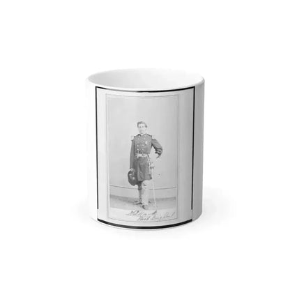 Brigadier General William G. Mank, Union Officer in the 32Nd Indiana Regiment, Full-Length Portrait, Standing, Facing Front (U.S. Civil War) Color Changing Coffee Mug 11oz Default Title 11oz - Go Mug Yourself