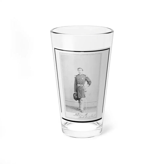 Brigadier General William G. Mank, Union Officer In The 32nd Indiana Regiment, Full-Length Portrait, Standing, Facing Front (U.S. Civil War) Pint Glass 16oz 16oz - Go Mug Yourself