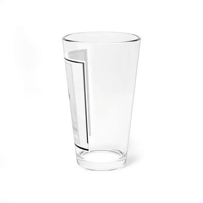 Brigadier General William G. Mank, Union Officer In The 32nd Indiana Regiment, Full-Length Portrait, Standing, Facing Front (U.S. Civil War) Pint Glass 16oz - Go Mug Yourself