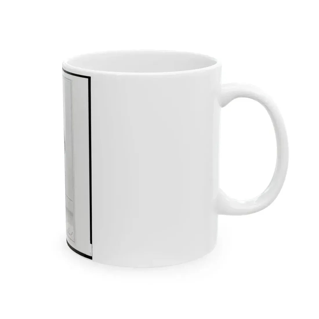 Brigadier General William G. Mank, Union Officer In The 32nd Indiana Regiment, Full-Length Portrait, Standing, Facing Front (U.S. Civil War) White Coffee Mug - Go Mug Yourself