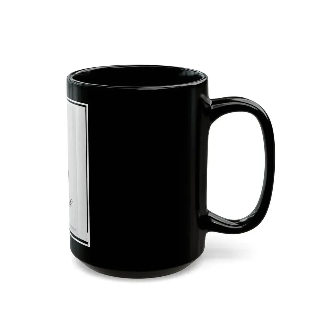 Brigadier General William G. Mank, Union Officer In The 32nd Indiana Regiment, Head-And-Shoulders Portrait, Turned Right (U.S. Civil War) Black Coffee Mug - Go Mug Yourself