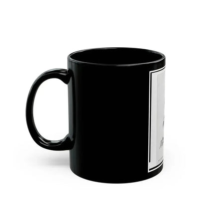 Brigadier General William G. Mank, Union Officer In The 32nd Indiana Regiment, Head-And-Shoulders Portrait, Turned Right (U.S. Civil War) Black Coffee Mug - Go Mug Yourself