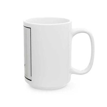Brigadier General William G. Mank, Union Officer In The 32nd Indiana Regiment, Head-And-Shoulders Portrait, Turned Right (U.S. Civil War) White Coffee Mug - Go Mug Yourself