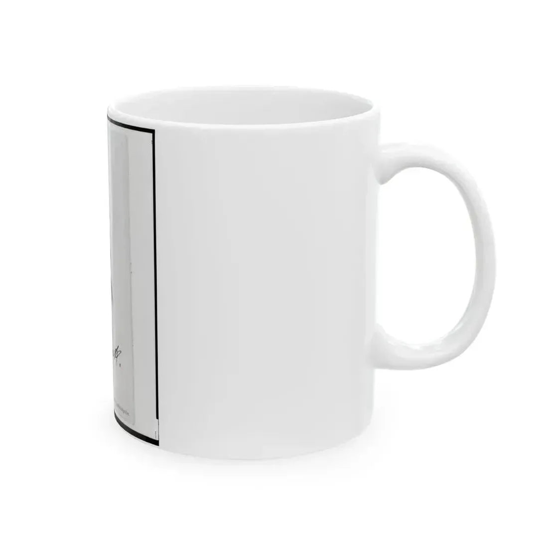 Brigadier General William G. Mank, Union Officer In The 32nd Indiana Regiment, Head-And-Shoulders Portrait, Turned Right (U.S. Civil War) White Coffee Mug - Go Mug Yourself