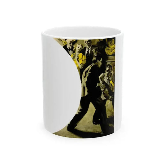 Bright Danger (1), Liberty magazine, September 18, 1937 - White Coffee Mug 11oz - Go Mug Yourself