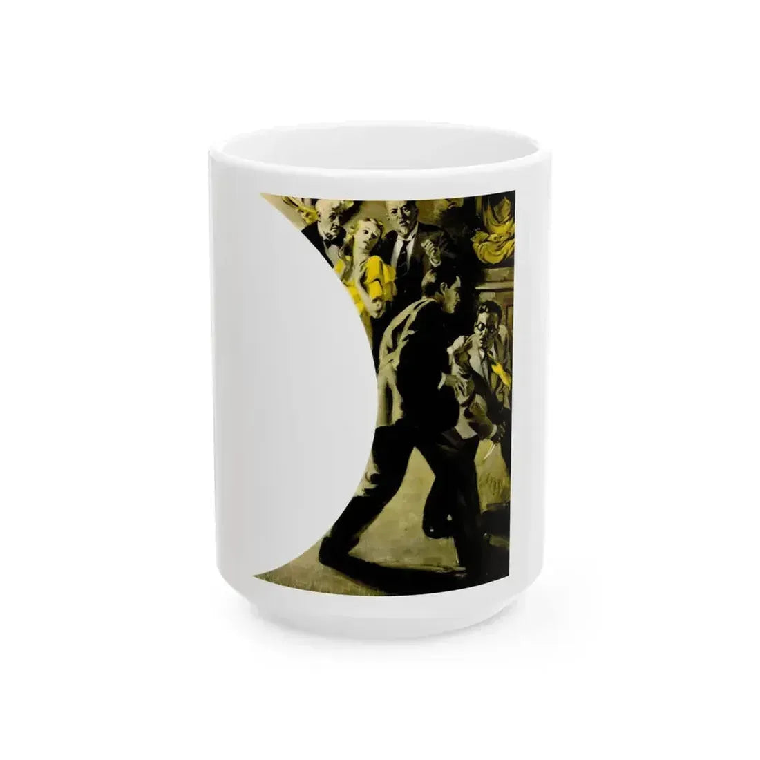 Bright Danger (1), Liberty magazine, September 18, 1937 - White Coffee Mug 15oz - Go Mug Yourself