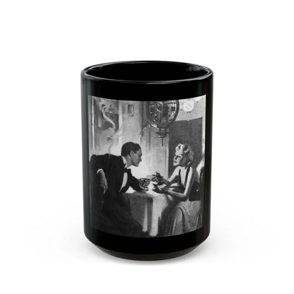 Bright Danger (2), Liberty magazine, September 25, 1937 - Black Coffee Mug 15oz - Go Mug Yourself