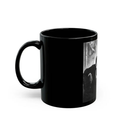 Bright Danger (2), Liberty magazine, September 25, 1937 - Black Coffee Mug - Go Mug Yourself