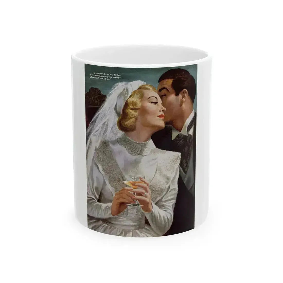 Bring Back My Love, Redbook, July 1949 - White Coffee Mug 11oz - Go Mug Yourself