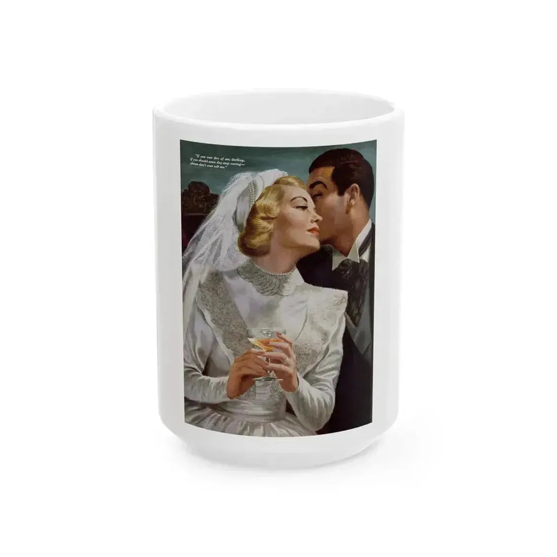 Bring Back My Love, Redbook, July 1949 - White Coffee Mug 15oz - Go Mug Yourself