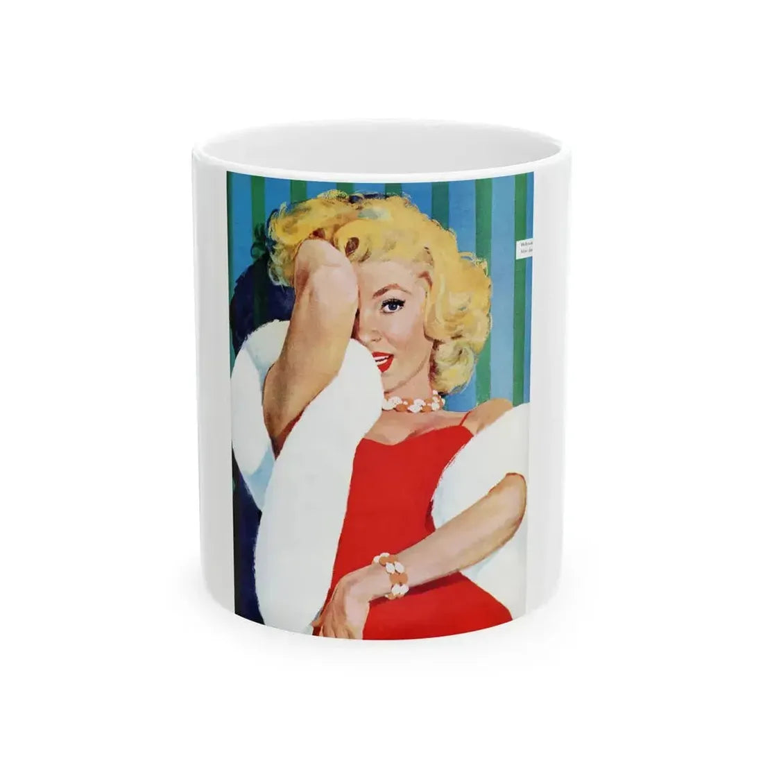 Bring Back the Bride, The Saturday Evening Post, 7 september 1957 - White Coffee Mug 11oz - Go Mug Yourself