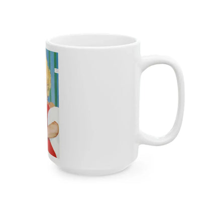 Bring Back the Bride, The Saturday Evening Post, 7 september 1957 - White Coffee Mug - Go Mug Yourself
