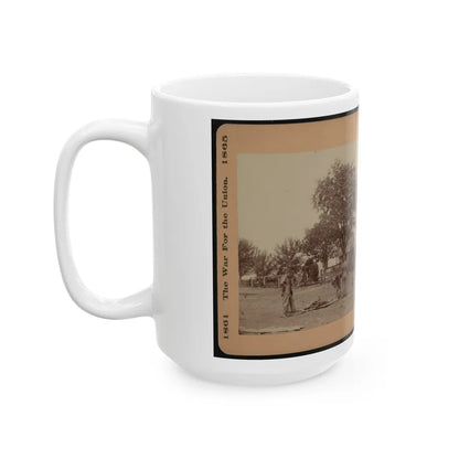 Bringing In The Wounded (U.S. Civil War) White Coffee Mug-Go Mug Yourself