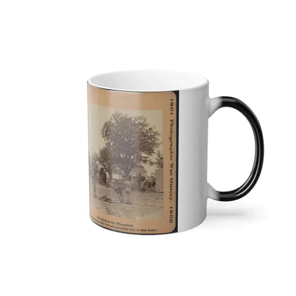 Bringing in the Wounded (U.S. Civil War) Color Changing Coffee Mug 11oz - Go Mug Yourself