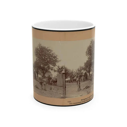 Bringing In The Wounded (U.S. Civil War) White Coffee Mug 11oz - Go Mug Yourself