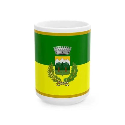 Brinzio-Bandiera (Italy) White Coffee Mug 15oz - Go Mug Yourself