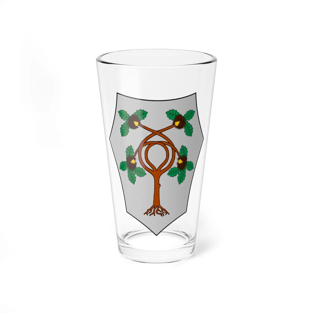 Brinzio Stemma primitivo (Italy) (Coat of Arms) Pint Glass 16oz 16oz - Go Mug Yourself