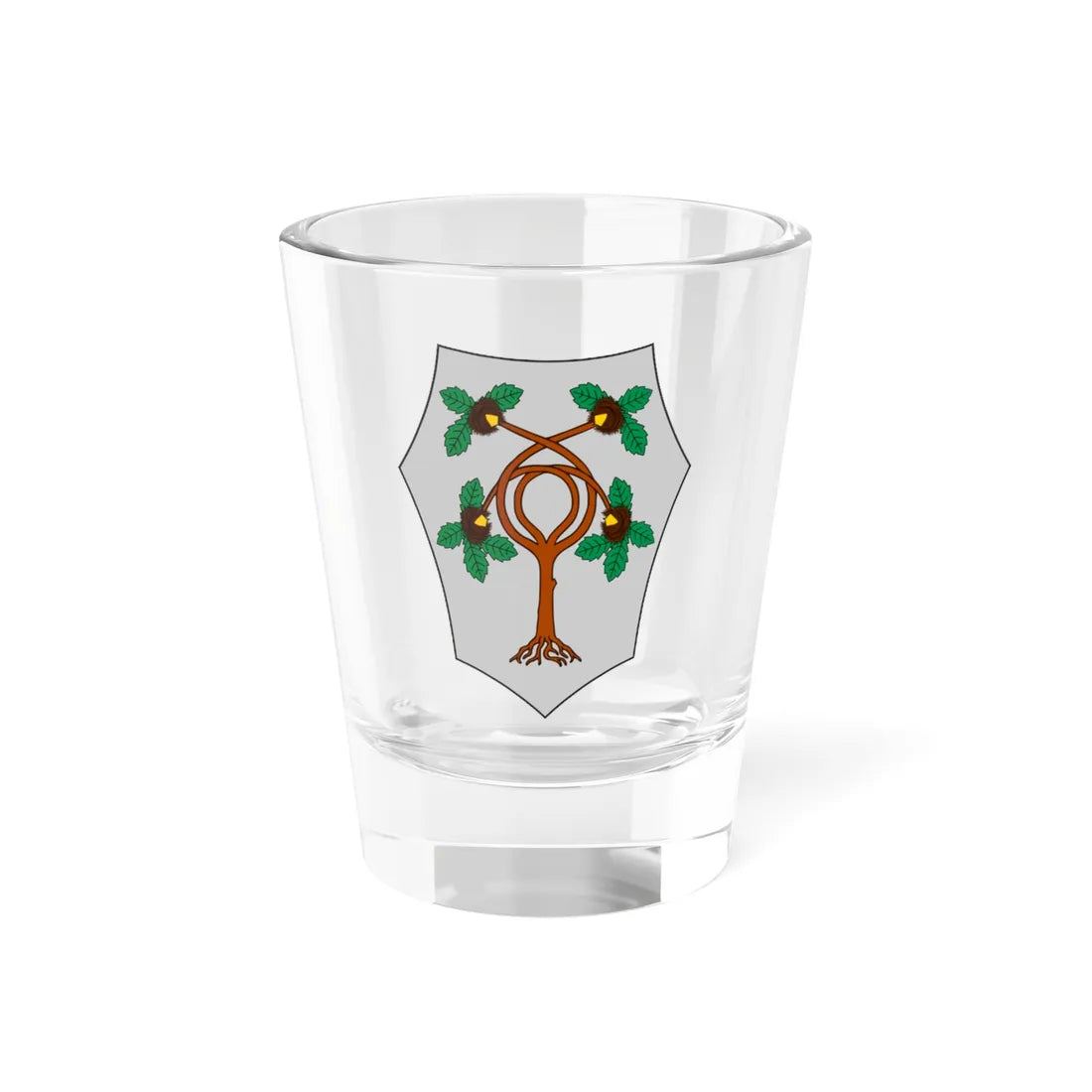 Brinzio Stemma primitivo (Italy) (Coat of Arms) Shot Glass 1.5oz 1.5oz - Go Mug Yourself