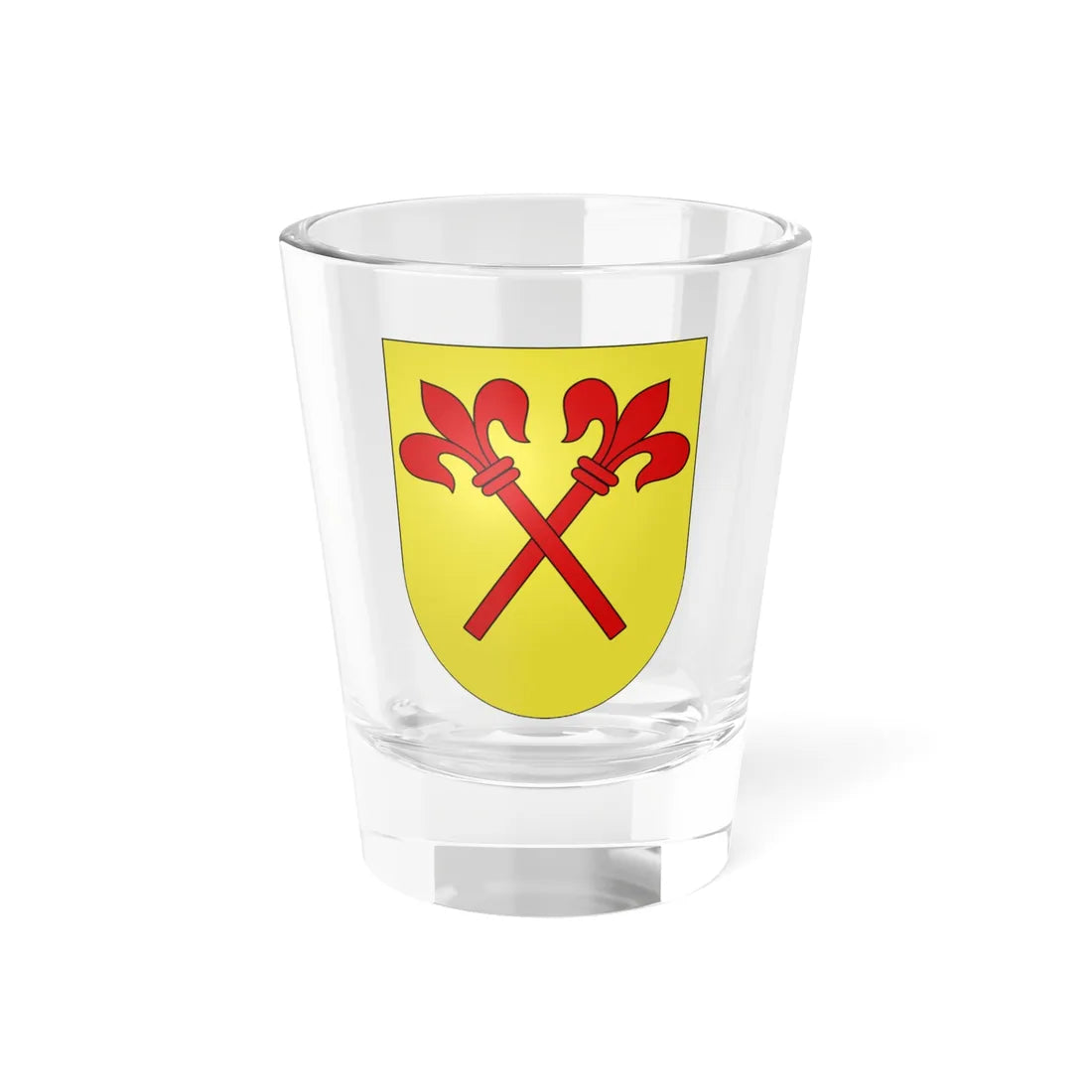 Brislach-coat of arms (Switzerland) (Coat of Arms) Shot Glass 1.5oz 1.5oz - Go Mug Yourself