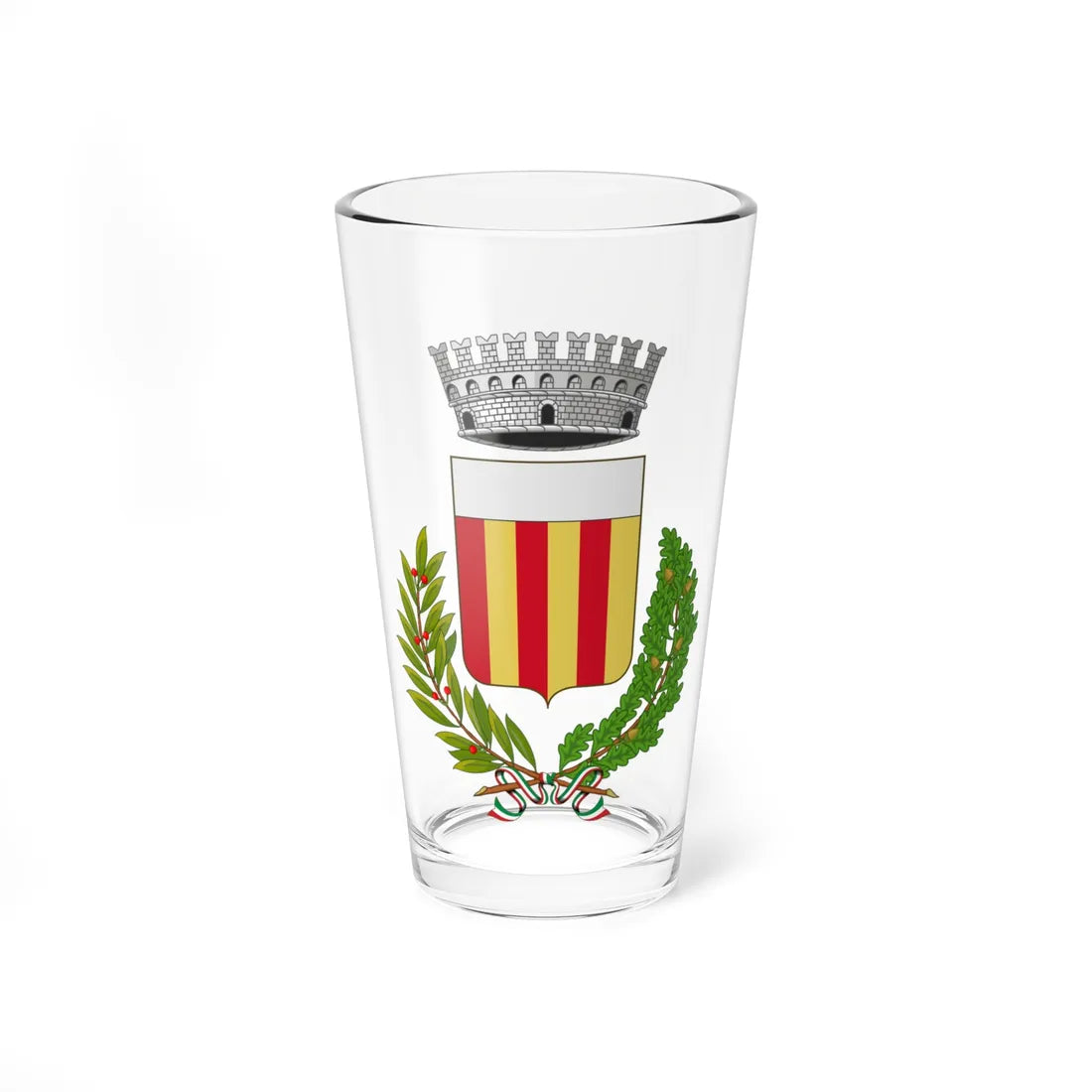 Brissogne-Stemma (Italy) (Coat of Arms) Pint Glass 16oz 16oz - Go Mug Yourself