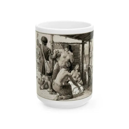 Britannia and Eve, c. 1942 - White Coffee Mug 15oz - Go Mug Yourself