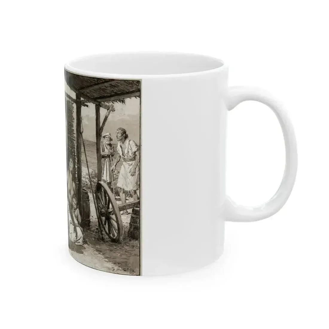 Britannia and Eve, c. 1942 - White Coffee Mug - Go Mug Yourself