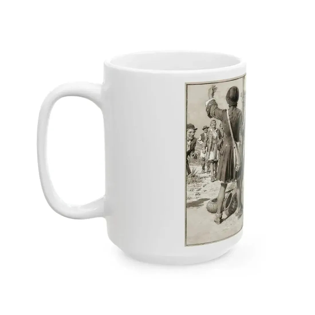 Britannia and Eve, c. 1942 - White Coffee Mug - Go Mug Yourself