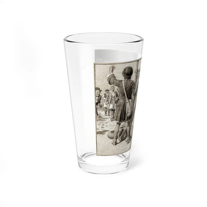 Britannia and Eve, c. 1942 (Magazine Illustration) Pint Glass 16oz-Go Mug Yourself