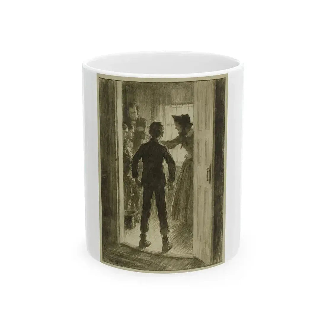 Brite and Fair by Judge Henry A. Shute, Good Housekeeping Magazine, May, 1920 - White Coffee Mug 11oz - Go Mug Yourself
