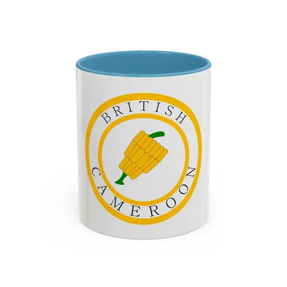 British Cameroons Seal - Accent Coffee Mug 11oz Light Blue - Go Mug Yourself