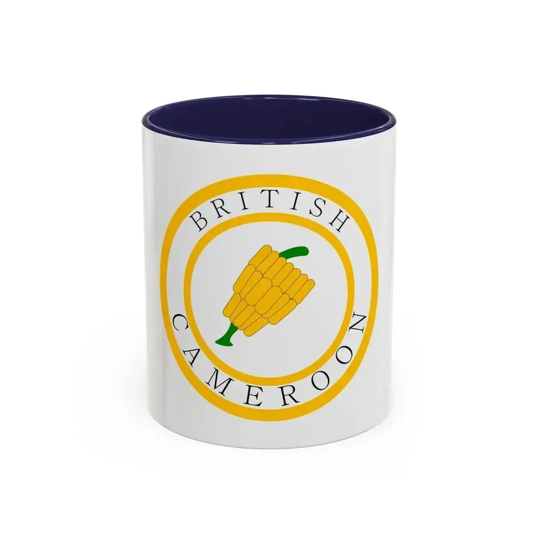 British Cameroons Seal - Accent Coffee Mug 11oz Navy - Go Mug Yourself