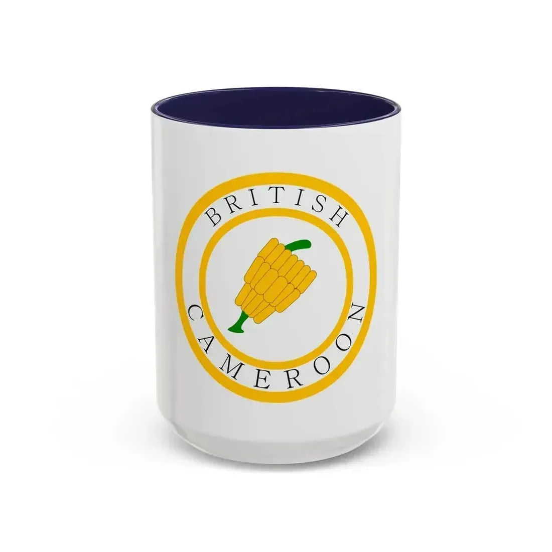 British Cameroons Seal - Accent Coffee Mug 15oz Navy - Go Mug Yourself