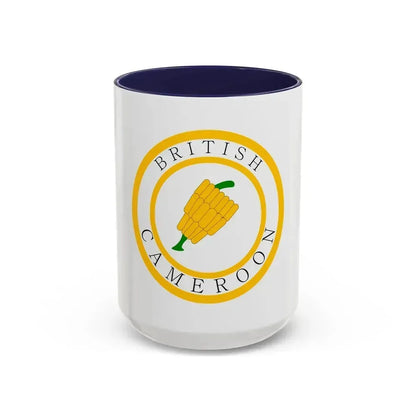 British Cameroons Seal - Accent Coffee Mug 15oz Navy - Go Mug Yourself