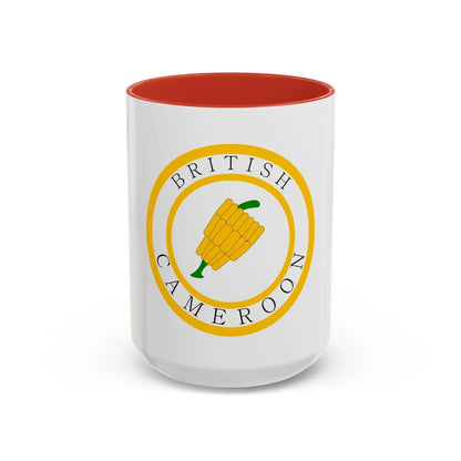 British Cameroons Seal - Accent Coffee Mug-15oz-Red-Go Mug Yourself