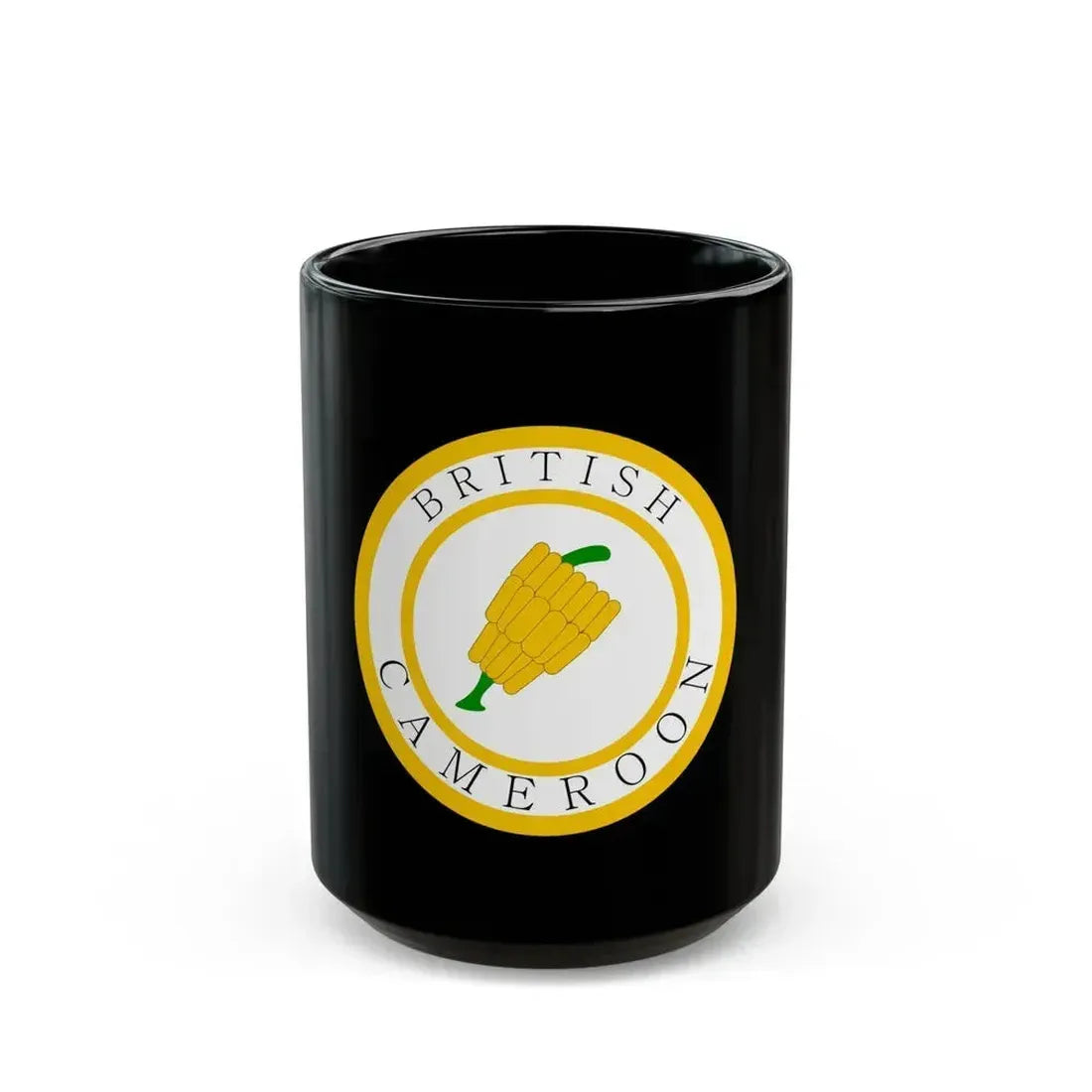 British Cameroons Seal - Black Coffee Mug 15oz - Go Mug Yourself