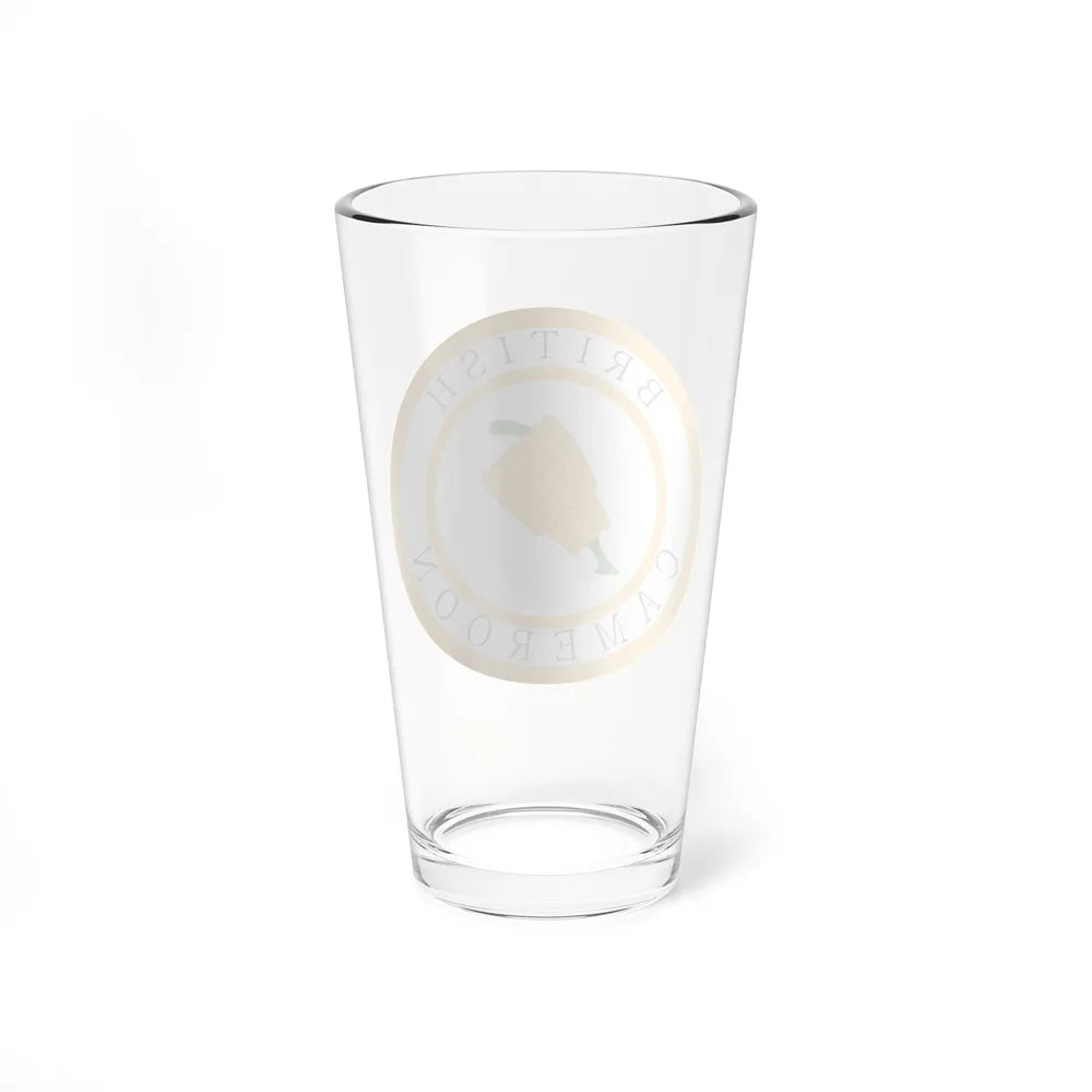 British Cameroons Seal - Pint Glass 16oz-Go Mug Yourself