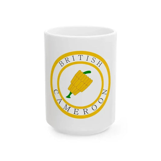 British Cameroons Seal - White Coffee Mug 15oz - Go Mug Yourself
