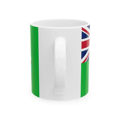 British grenada get in green ensigns (Grenada) White Coffee Mug - Go Mug Yourself