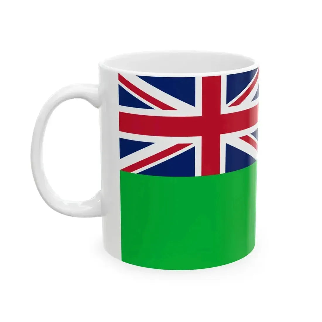 British grenada get in green ensigns (Grenada) White Coffee Mug - Go Mug Yourself