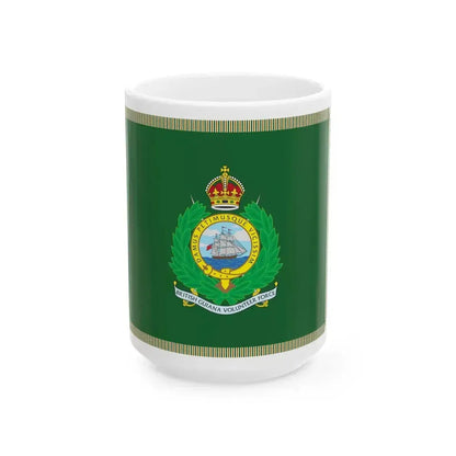 British Guiana Volunteer Force Regimental Colour (Guyana) White Coffee Mug 15oz - Go Mug Yourself