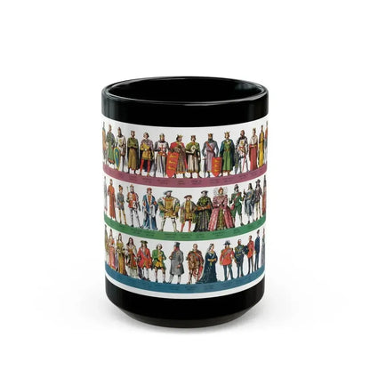 British History In Strip Pictures by James Mainwaring, Odhams Press, 1953 - Black Coffee Mug 15oz - Go Mug Yourself