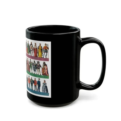 British History In Strip Pictures by James Mainwaring, Odhams Press, 1953 - Black Coffee Mug - Go Mug Yourself
