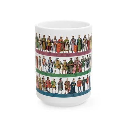 British History In Strip Pictures by James Mainwaring, Odhams Press, 1953 - White Coffee Mug 15oz - Go Mug Yourself