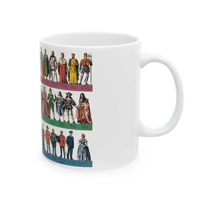 British History In Strip Pictures by James Mainwaring, Odhams Press, 1953 - White Coffee Mug - Go Mug Yourself
